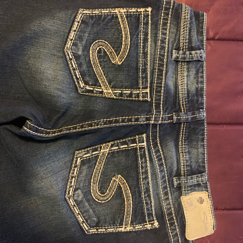 Silver Suki Capri Jeans